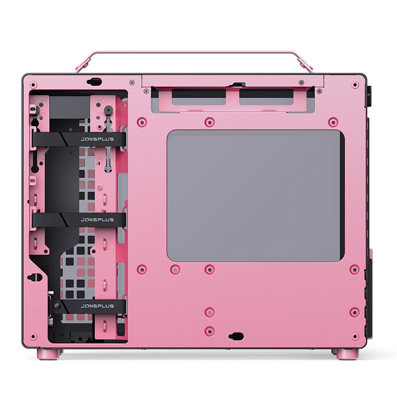 Amazon.co.jp: PCケース JONSPLUS Z20 M-ATX ケース (ピンク