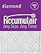 19x27x1 (Actual Size) Accumulair Diamond 1-Inch Filter (MERV 13) (4 Pack)