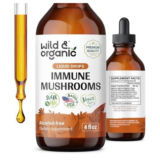 Wild & Organic Immune Support Mushroom Tincture