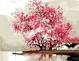 Colour Talk DIY Oil Painting, Paint By Number Kit- Misty Rain 16x20 inch