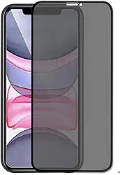 Película 3D Vidro Anti Espião Privacidade iPhone 11 + Kit Aplicação