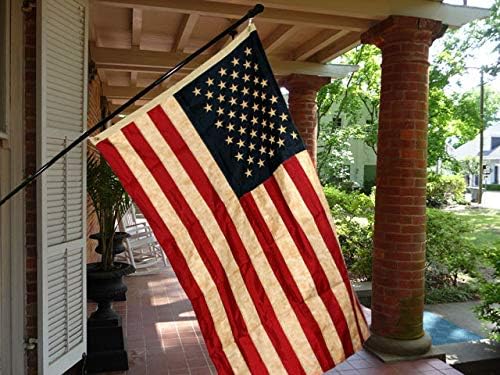 6ft Spinning Flag Pole - Black Flag Pole & Black Topper - Outdoor Wall Hanging Tangle Free Spinning Flag Pole - Black Label Special Edition
