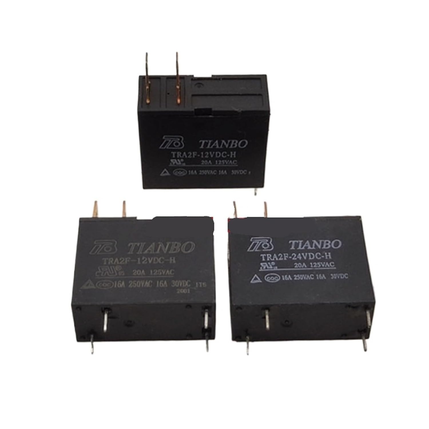 20pcs/lot Relay TRA2F-12VDC-H 24VDC-H Air Conditioning Water Heater Relay 4pins 16A(TRA2F-24VDC-H)