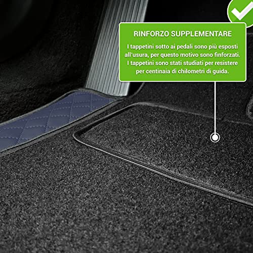 Moto-MOLTICO Tappetini Auto Set di Tappeti in