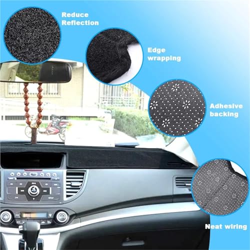 Tapis de tableau de bord pour CRV 2012-2016 confort de conduite - 5