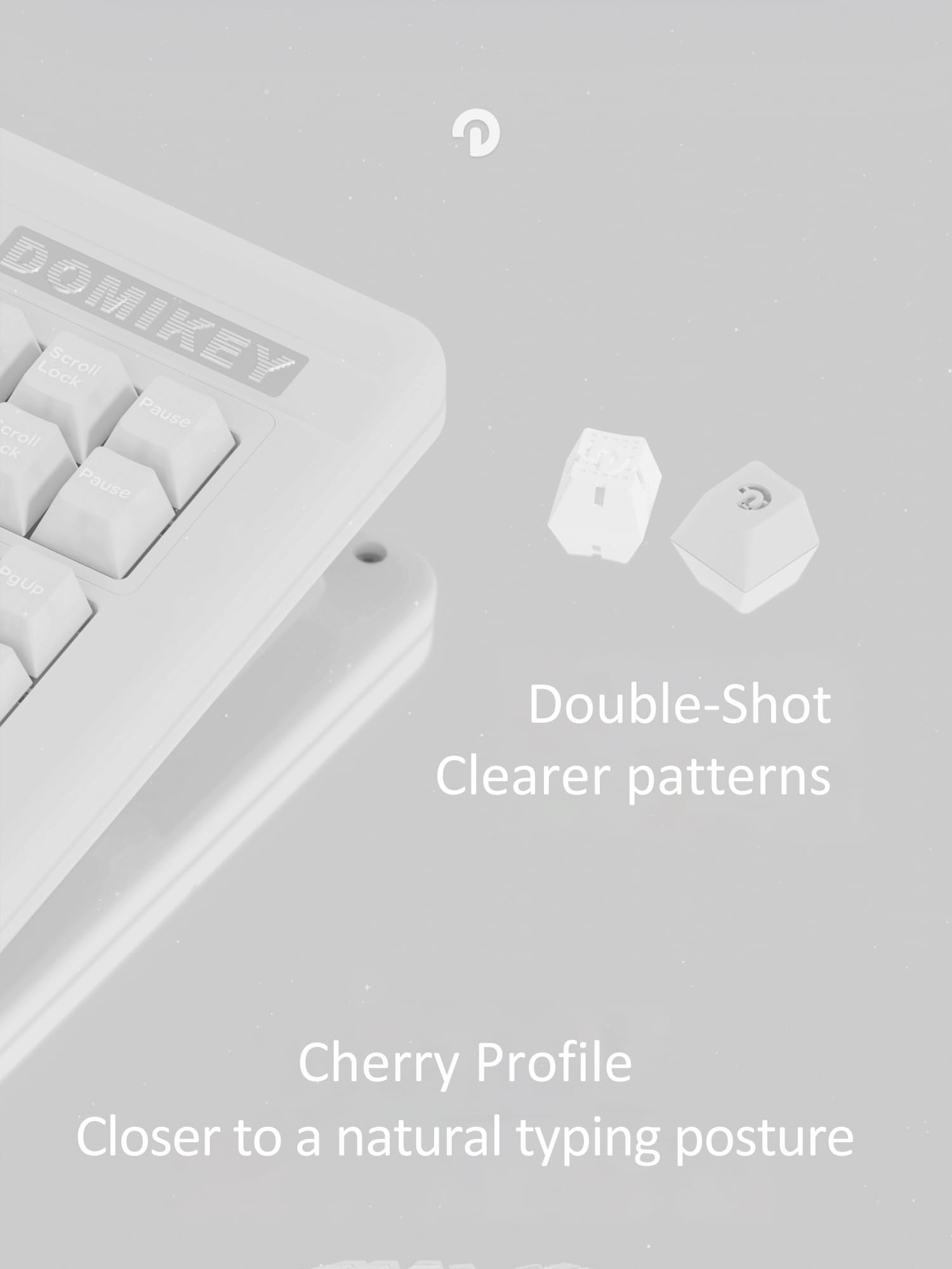 Amazon.com: Domikey Pearl Cherry Profile abs doubleshot Backlit Amazon.com: Domikey Pearl Cherry Profile abs doubleshot Backlit