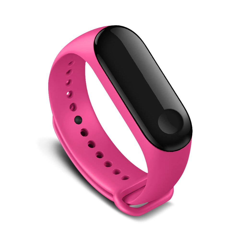 AWINNER Colorful Waterproof Replacement Bands for Xiaomi Mi Band Smart  Miband 3nd (No Activity Tracker) (Pink)
