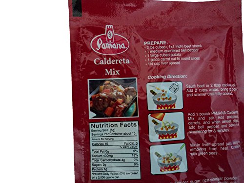 Caldereta Spicy Sauce Mix by Pamana (Pack of 4)