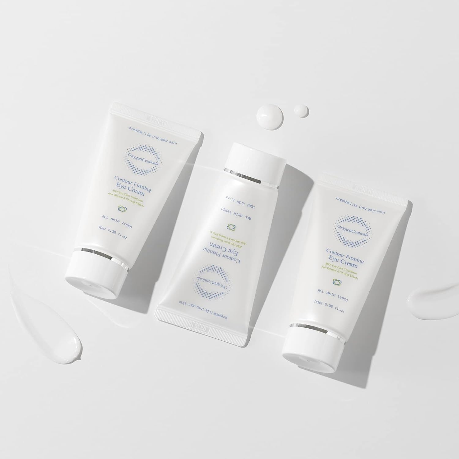 OxygenCeuticals Contour Firming Eye Cream – Hydrating & Firming Eye Cream for Puffiness, Dark Circles, Fine Lines & Wrinkles – Korean Skincare for Delicate Eye Area. 2.36 fl. oz (70ml) - Image 3