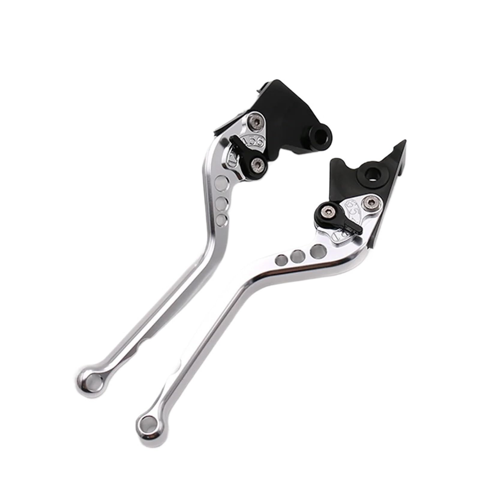 Hguvsjd for Kawasaki Z750S Z750 ZR750 ZR7 ZR7S 1991-2006 2007 2008 Short Long Handle Brake Clutch Levers Motorcycle Brake Lever(Long Silver)