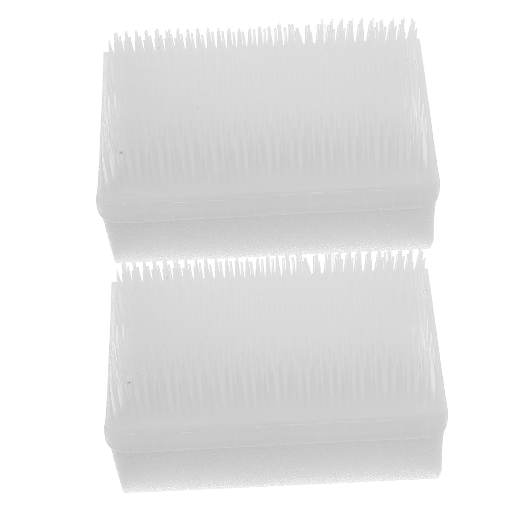 Set 2 Spazzole Sensoriali per Terapia Occupazionale Ragazzo Ragazza Disabilità Sensoriali Effetto Calmante e Attenzione Migliorata Clinica Portatile Bianco