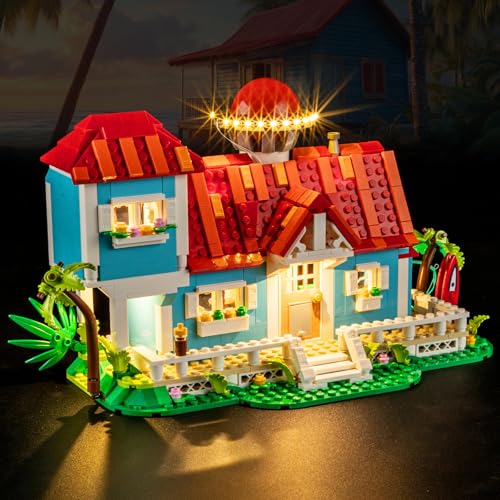 BOOZUU Light Kit for Lego-43268 Lilo and Stitch Beach House - Lighting Compatible with Lego Lilo and Stitch Beach House Building Set for Adults (Lights Only, No Model)