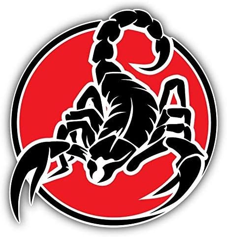 DG Graphics Scorpio Animal Label Art Decor 5'' x 5'' Vinyl Decal Sticker Wall Window Any Smooth Surface