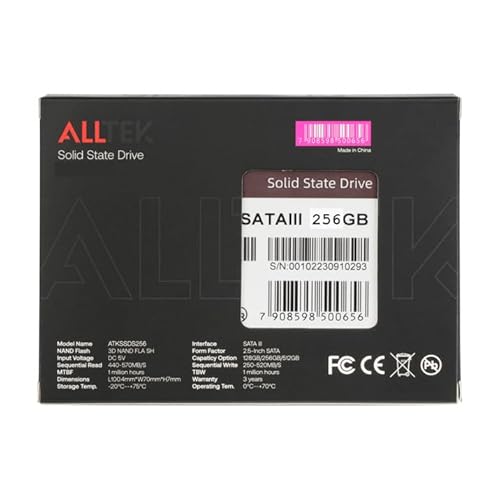 SSD ALLTEK 256GB SATA III