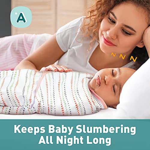 Image of GLLQUEN BABY Swaddles for Newborns 0-3 Months, Adjustable & Easy Fastener | 3-Pack, Baby Girl Swaddles Organic Cotton Womb-Like Nursery Swaddling Blanket reduces startle reflex, Soft & Skin-Friendly