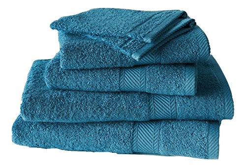 De Witte Lietaer 199813 Set de 2 Gants + 2 Serviettes 50 x 100 cm + 2 Draps de Douche 70 x 140 cm Coton