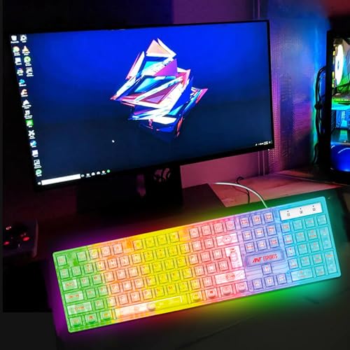 Ant Esports MK1720 Pro Transparent Gaming Keyboard - Image 4