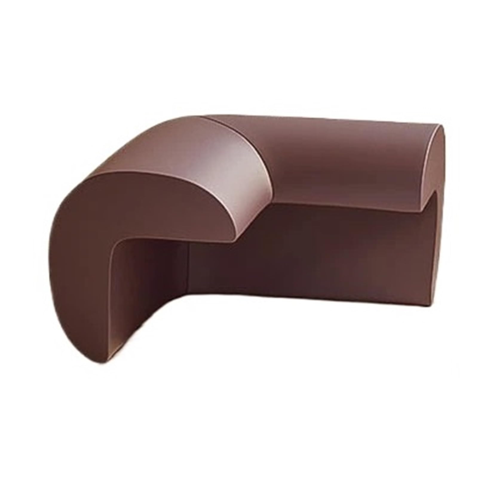 4pcs Soft Safety Table Corner Protector Furniture Edge Protection Cover Anti Collision Guards(Brown-4pcs)