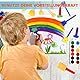 Schwamm Malerei Pinsel Set,30 Stücke Kinder Schwammpinsel Malwerkzeuge,Kinder Malwerkzeuge Set DIY-Handmalerei-Werkzeuge Schwammbürste Werkzeug für Kinder Kunsthandwerk