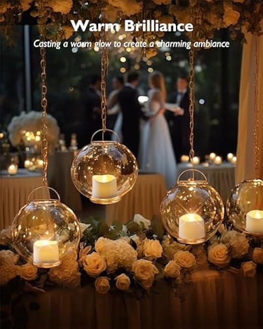 Homemory 12Pcs Flameless Candle LED Candles Tea Lights