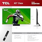 TCL 65-Inch QM7 QLED 4K Smart QD-Mini LED TV with Google TV (65QM751G, 2024 Model) Dolby Vision IQ, Dolby Atmos, HDR, Game Accelerator up to 240Hz, Voice Remote, Works with Alexa, Streaming Television - Image 3