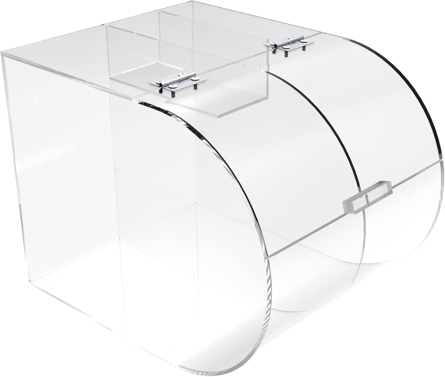 FixtureDisplays® Clear Acrylic Plexiglass Candy Bulk Bin Dispenser 9 X 12 X 9 with Scoop Chamber 100865