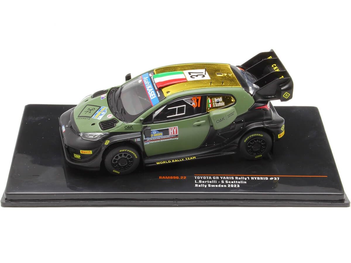 1/43 Toyota Yaris GR Rally1 #37 Rally Sweden 2023 Bertelli IXO Models