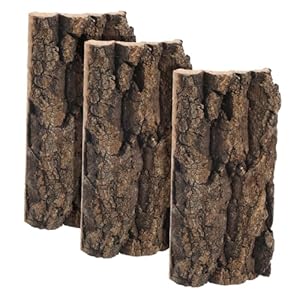 Partykindom Korkrinde 3er Set Terrarium Dekoration