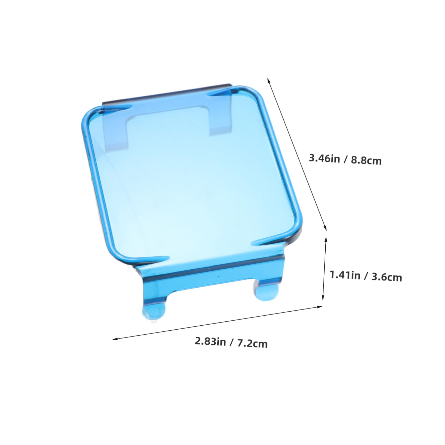 Blue LED Fog Light Covers Aluminium Based Square Led Light Cover - 30 ...