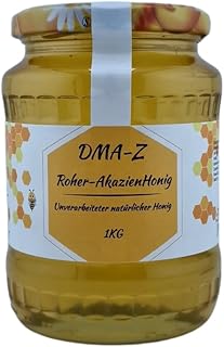AkazienHonig – Roh,Natur pur aus Rumänien Natürlicher Geschmack ohne Zusatzstoffe und direkt vom Imker.(1 KG, AkazienHonig)