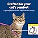 PetSafe Come With Me Kitty Cat Harness & Bungee Leash - Comfortable Cat Harness with Lightweight Bungee Leash for Outdoor Fun - More Secure Walks - Medium - Dusty Rose