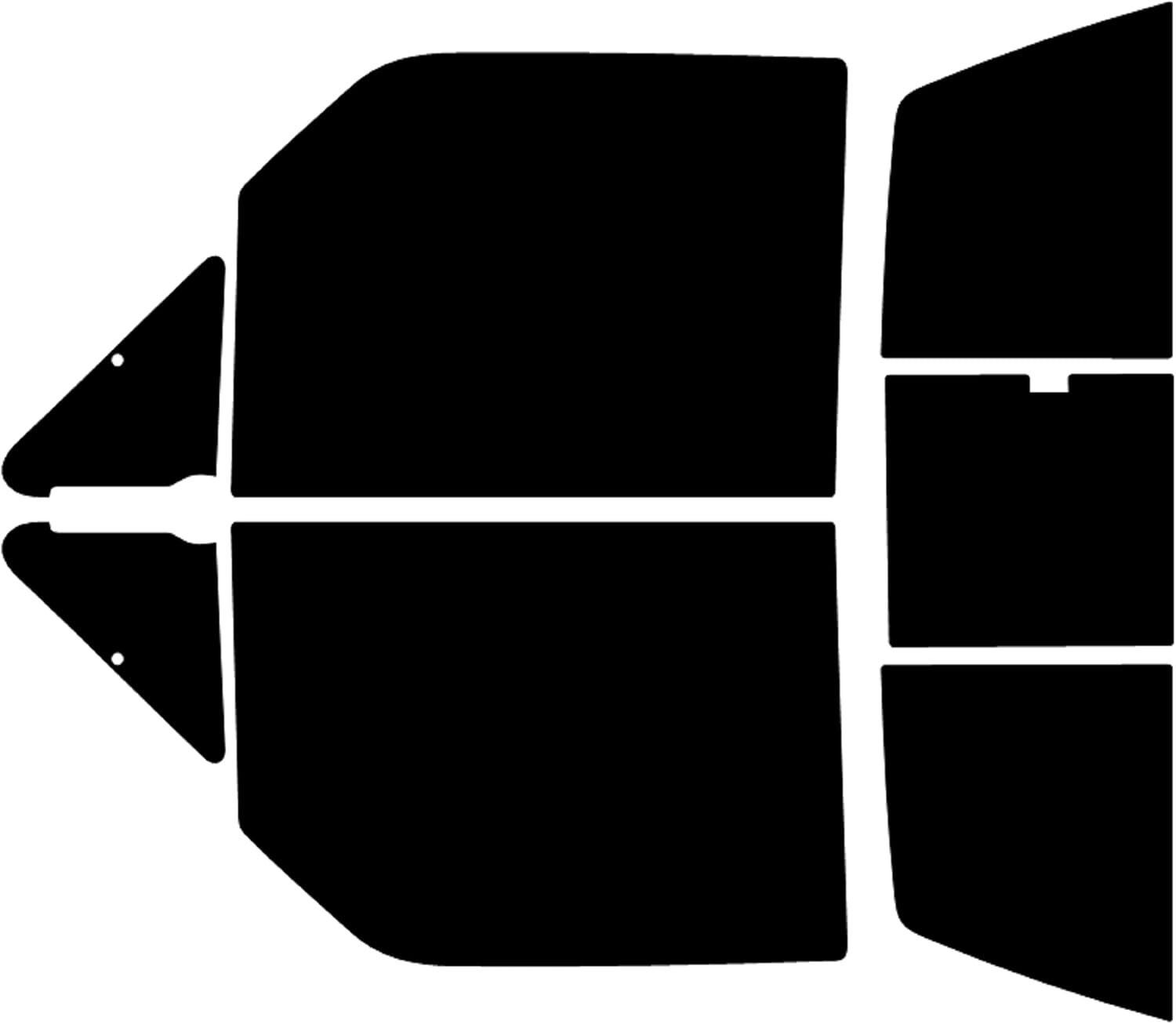 True Line Automotive Window Tint Film for Cars Compatible with Toyota Pickup 1983-1988 - Customizable All Side and Back Windows - Car Window Tint - Pre Cut Window Tint for Car Windows