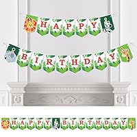 Algopix Similar Product 1 - Big Dot of Happiness Jungle Party