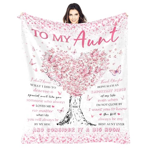 Auntblanketauntgiftsfromniecenephewbirthdaygiftsforauntuniquepinksoftwomenthrowblanketgiftsformothersdaychristmaswarmplushflannelfleeceblankets60x50tomybestaunt Urban Country Home Decor Aunt blanket aunt gifts from niece nephew birthday gifts for aunt unique pink soft women throw blanket gifts for mothers day christmas warm plush flannel fleece blankets 60×50 to my best aunt urban country home decor