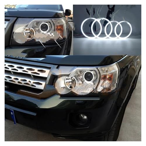 Anillos de halo CCFL para Land Rover Freelander 2 listos para viajes nocturnos 3