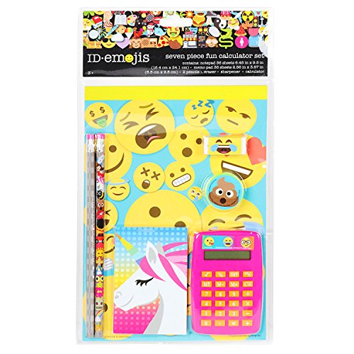 4SGM 10209 Emoji School Stationery Set for Boys & Girls