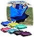 JUNWEI Training Wheels Lycra Tube Outdoor Game Colorful Spandex Slingshot Large Compression Stretchy Sensory Team Building Activities for Friends Family Adults (Purple, 6)