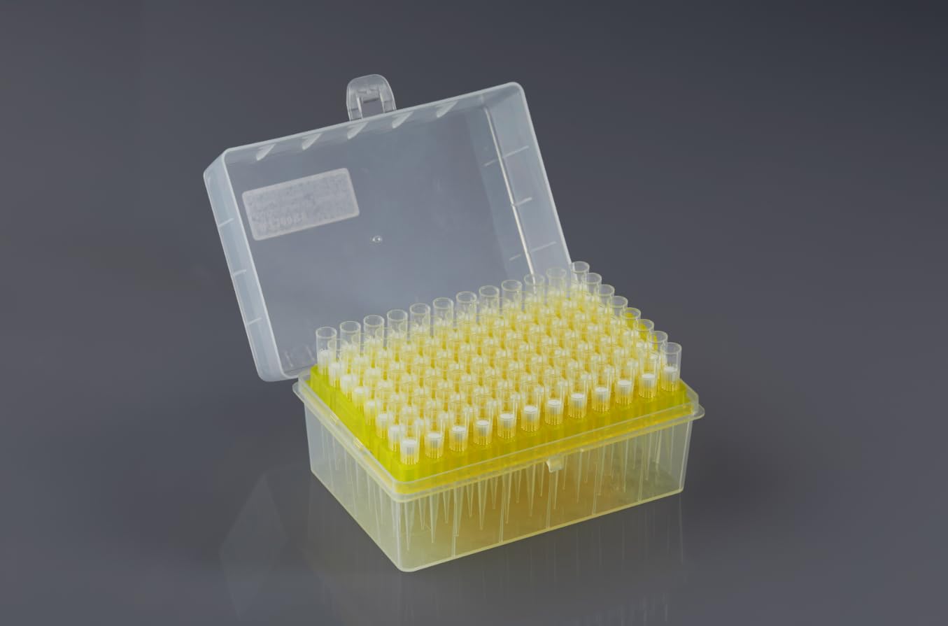4800 Stück 300μl LTS Pipettenspitzen, Pipettenspitzen, Pipetten Spitzen, Universal Pipettenspitzen, Flüssige Pipettenspitzen, Rnase/Dnase-Frei, Nicht-Pyrogene, 96/Rack, 50 Racks/Fall