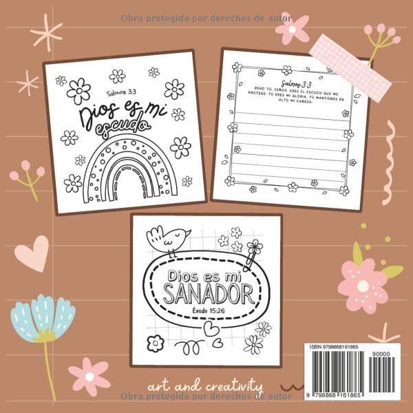 Miniatura 2 de Libro para colorear "Mi Dios es..." Con verdades bíblicas sobre quién es Dios (Spanish Edition)