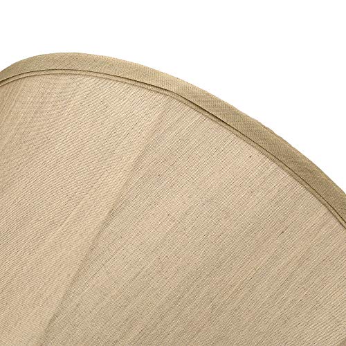 Double Royal Style Foldable Medium Lamp Shade Set Of 2, Alucset Fabric Lampshade For Table Lamp/Floor Lamp, Spider, 2Pcs Pack (Gold, 6 * 14 * 10 Inch) #TOP5
