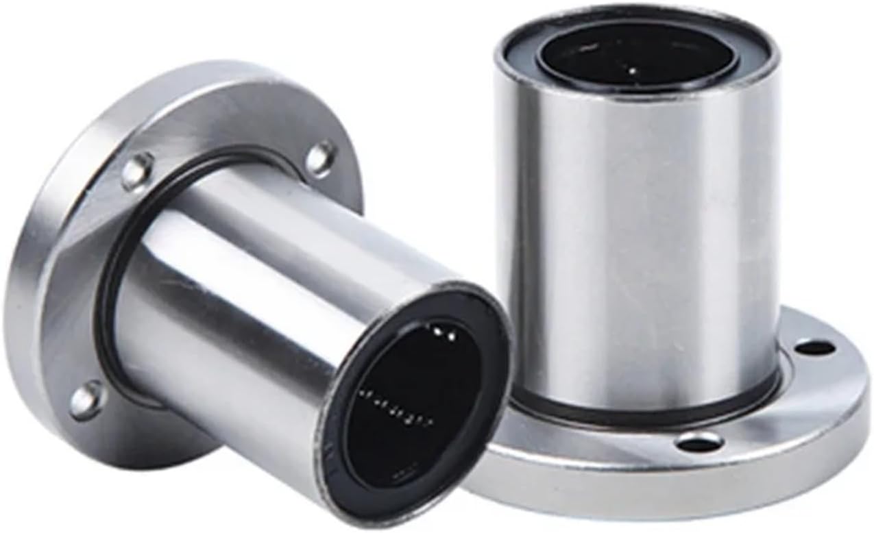 6mm/8mm/10mm/12mm/13mm/16mm/20mm/25mm LMF Series LMF8UU/LMF10 Round F.l.a.n.g.e Coupling Linear Motion Bearing for Rod Shaft(LMF8UU)