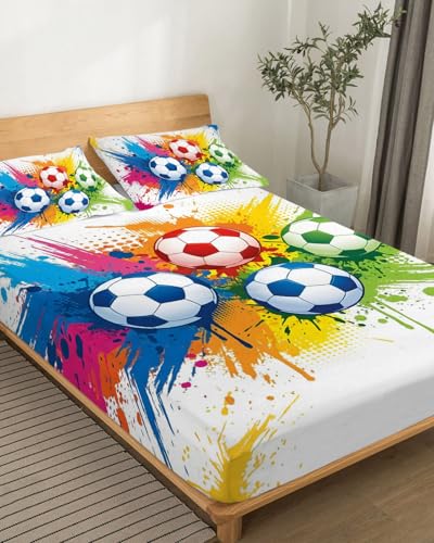 Chucoco 4 Piece Bed Sheet Set