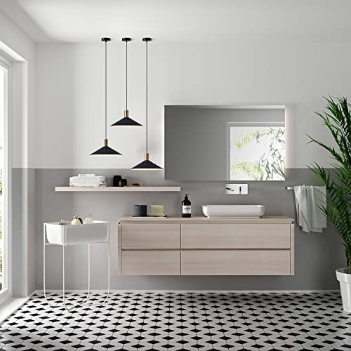 Kco L1090 Lighting Farmhouse Matte Black Barn Pendant Light 1-Light Mid Century Dome Pendant Lighting Industrial Cone Hanging Light Single Kitchen Island Light Fixture thumb #3