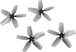 Pwshymi Quadcopter Propellers, Stable Flight Lightweight Low Noise Transparent Powerful Thrust Drone Propellers 2 Pairs with Wrench for Aircraft Accessories