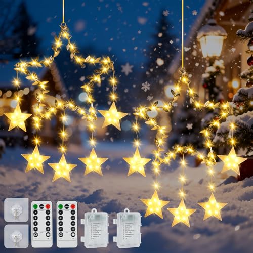 124 LEDs lumière décoration Noël avec 8 modes d'éclairage