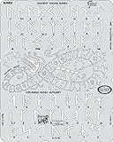 Artool Freehand Airbrush Templates, Viking Runes by iwata-medea Inc