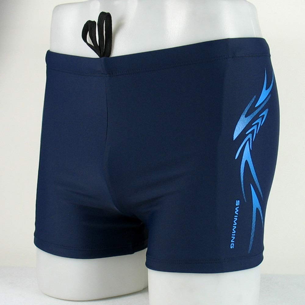 Herren-Badehose Herren Badeanzüge Square Bein Badeanzug Schnell trockene Schwimmstämme für den Männlichen Gebrauch