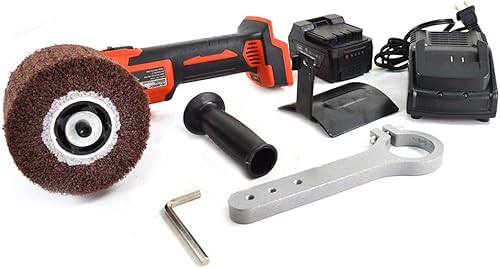 Miniatura 5 de Hardin HD-5800-DC 18V 4.0Ah Litio-Ion Brushless Burnisher inalámbrico con rueda de aleta abrasiva