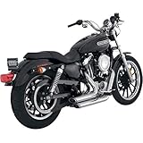  Vance & Hines Shortshots Staggered cromati per Harley Davidson Sportster 04-13