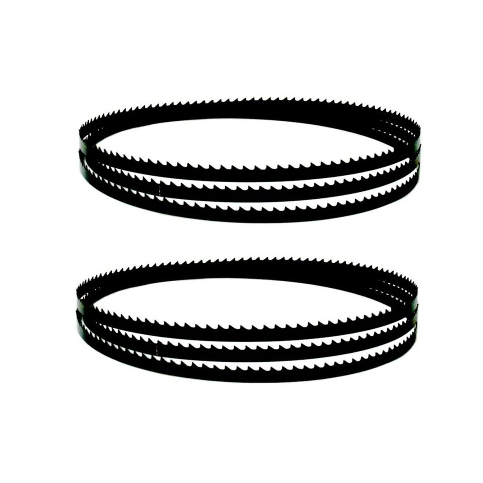 Carbon Band Saw Blades 2560x5x0.35mm Bandsaw Blade 3 4 6 10 14 TPI Woodworking Tools Accessories 2pcs(Size:10T)